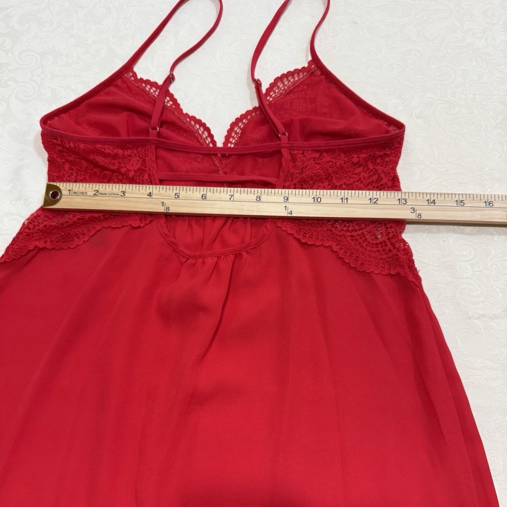 I.N.C. International Concept Women's Slip Dress Size XS Red Intimate Romantic - Picture 3 of 10